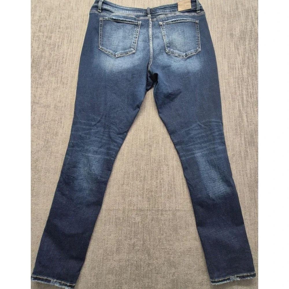 BKE Payton Jeans 38x31.5 Blue Medium Wash Universal Fit Mid Rise Skinny Stretch